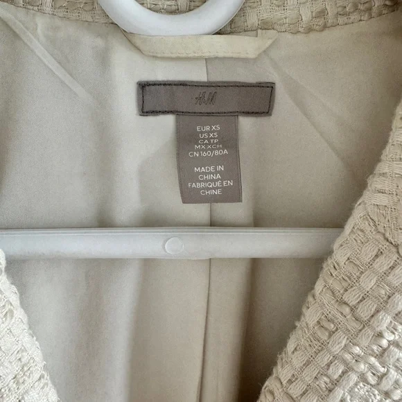 H&M Fashion tweed jacket long H&M - Picture 8 of 8